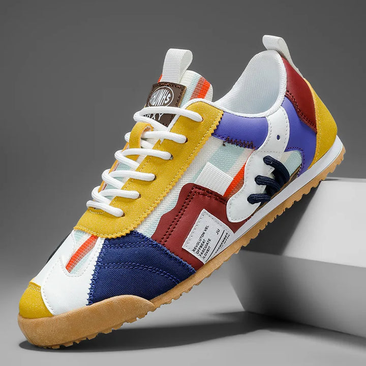 Side view of men's durable utility sneakers, offering everyday comfort & streetwear style.