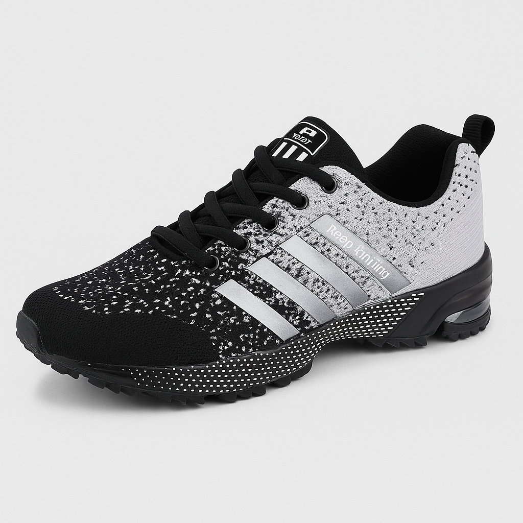 Advanced men's performance shoes for running and gym; provides dynamic support and responsiveness.