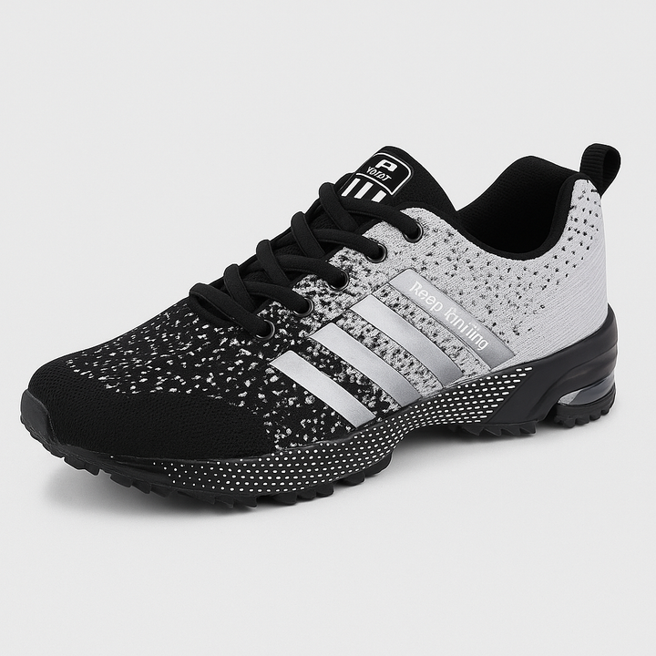 Advanced men's performance shoes for running and gym; provides dynamic support and responsiveness.