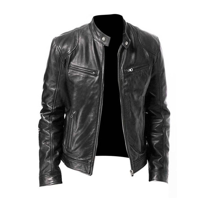 Men's everyday comfort jacket, perfect for casual fall & spring wear. Classic zippered outerwear.
