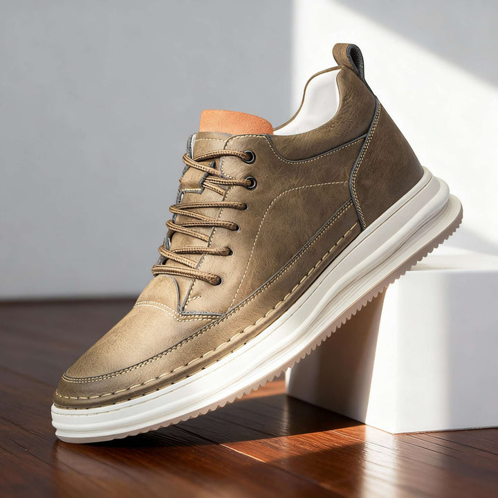 Men's Everyday Comfort Sneakers in a neutral color, perfect for casual wear and daily walking.