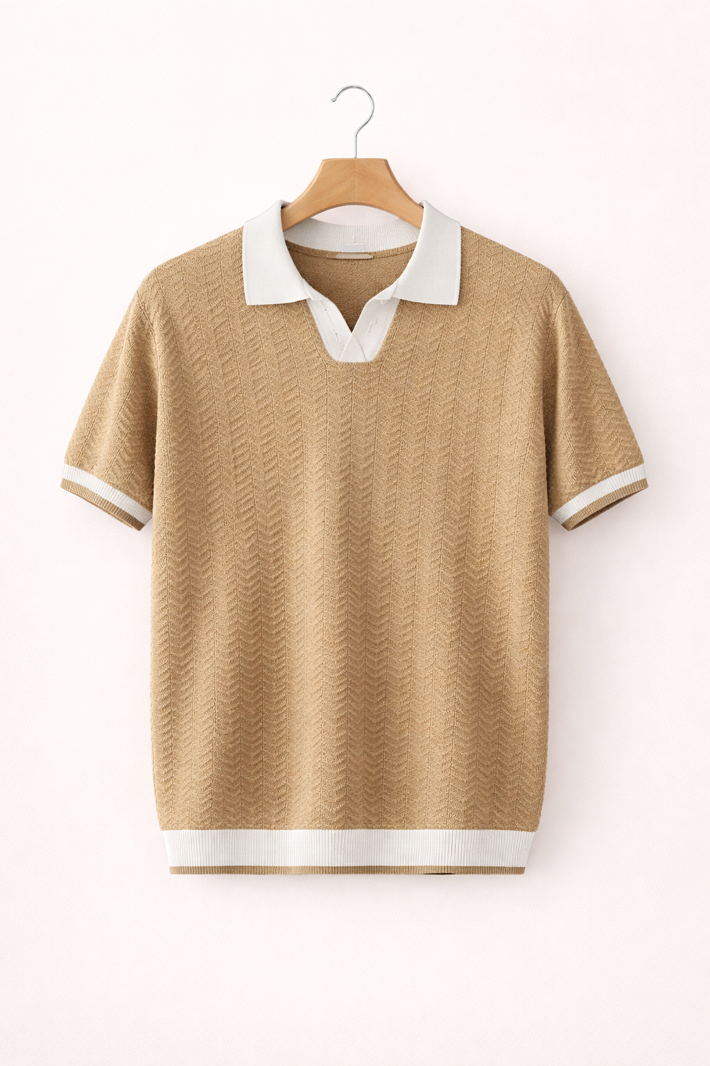 Men's versatile short sleeve polo. Smart casual everyday wear top. Ideal for summer fashion & men's apparel.