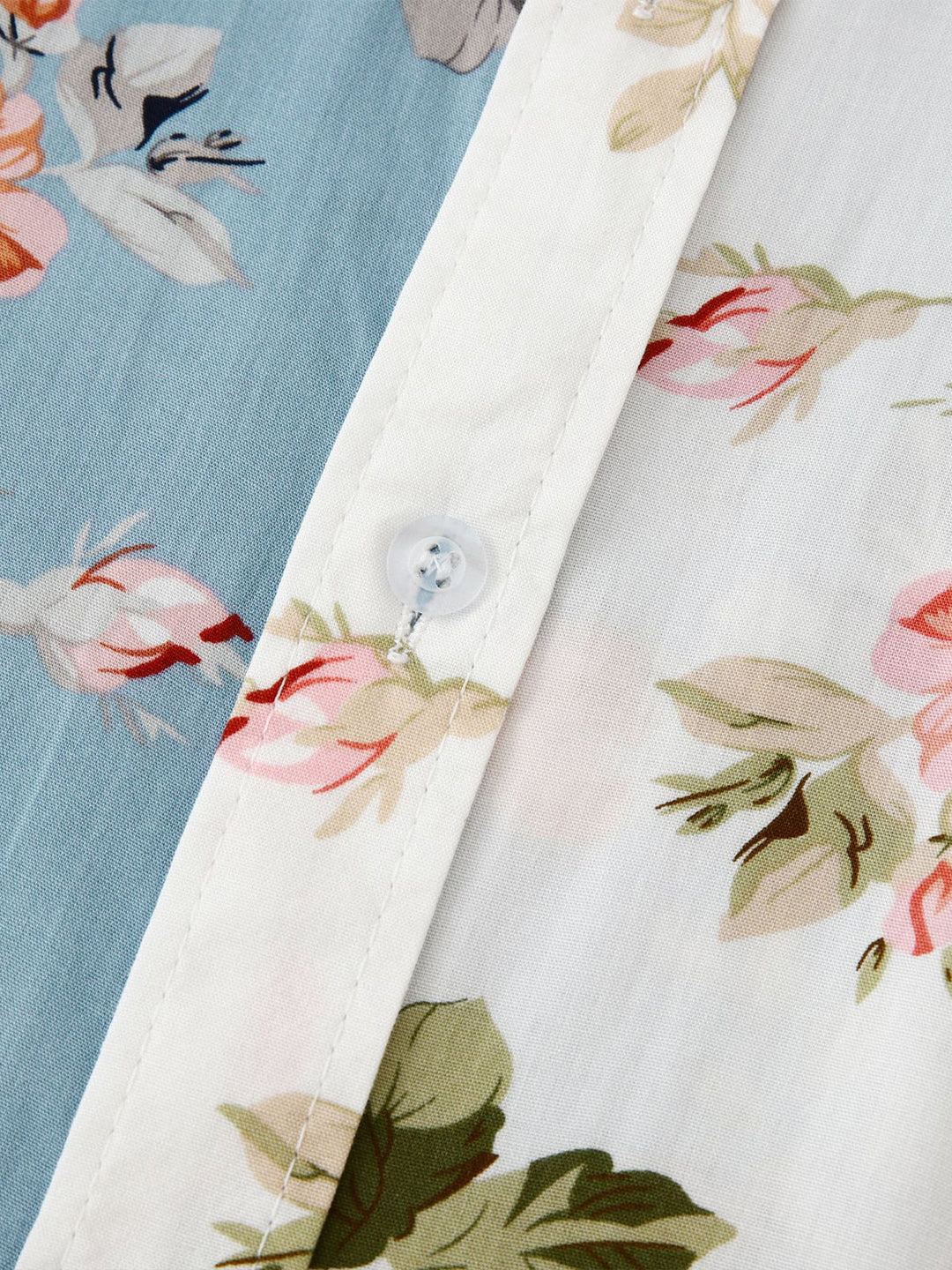 Versatile men's floral short sleeve button-down, ideal for summer casual and vacation.