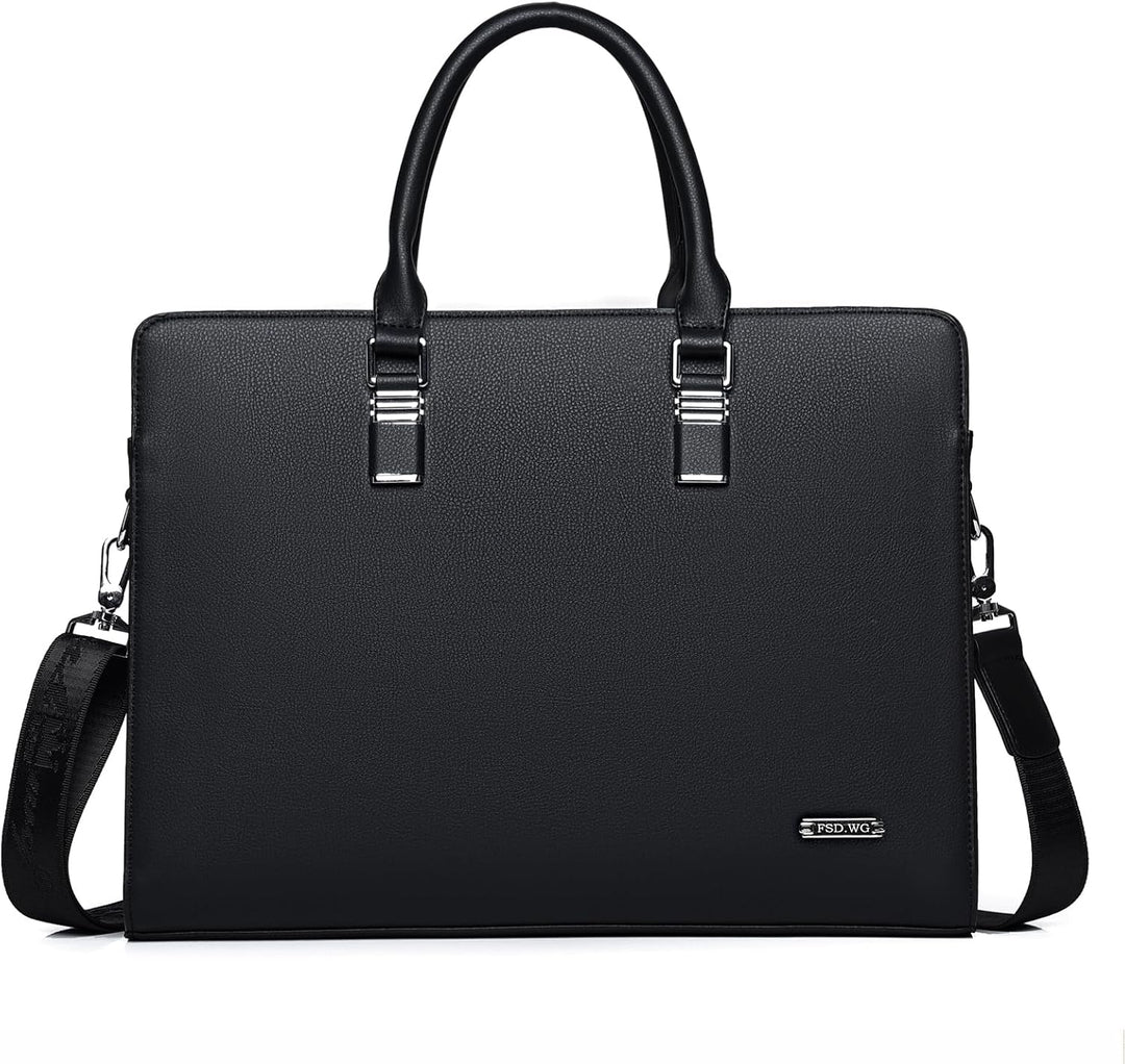 Men's professional genuine leather accessory, multi-compartment.