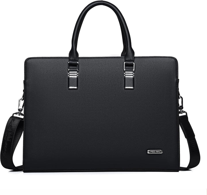 Men's professional genuine leather accessory, multi-compartment.