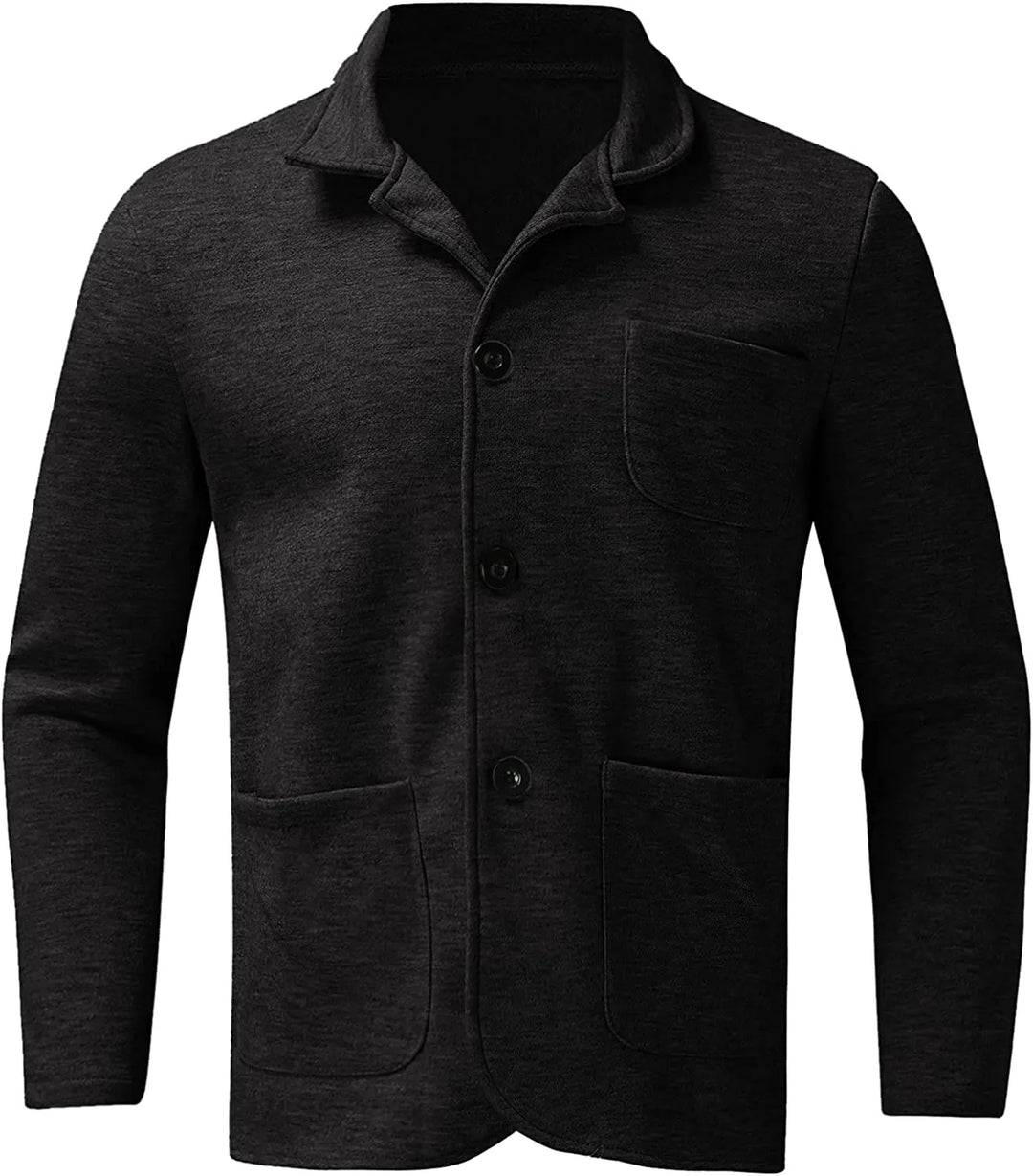 Men's Josua blazer: a lightly structured blue jacket, perfect for versatile daily wear.