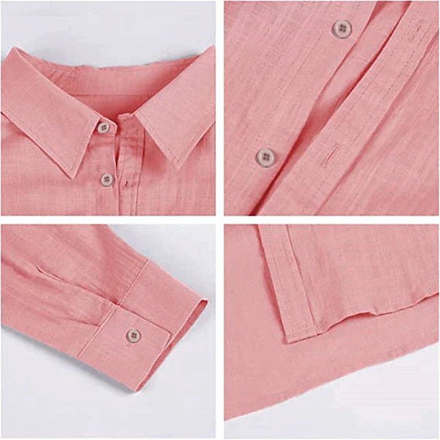 Men's comfortable long sleeve button-down shirt, lightweight & casual, ideal for summer daywear & travel.