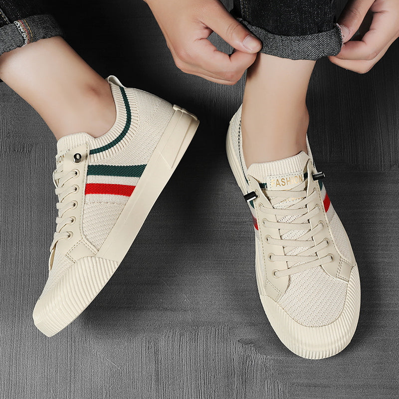Men's athletic casual lace-up sneakers, lightweight and comfortable for everyday walking and active lifestyles.