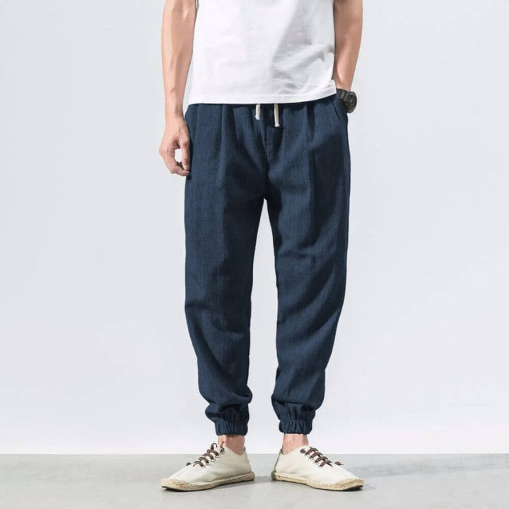 Men's casual summer pants, lightweight with a practical drawstring waist.