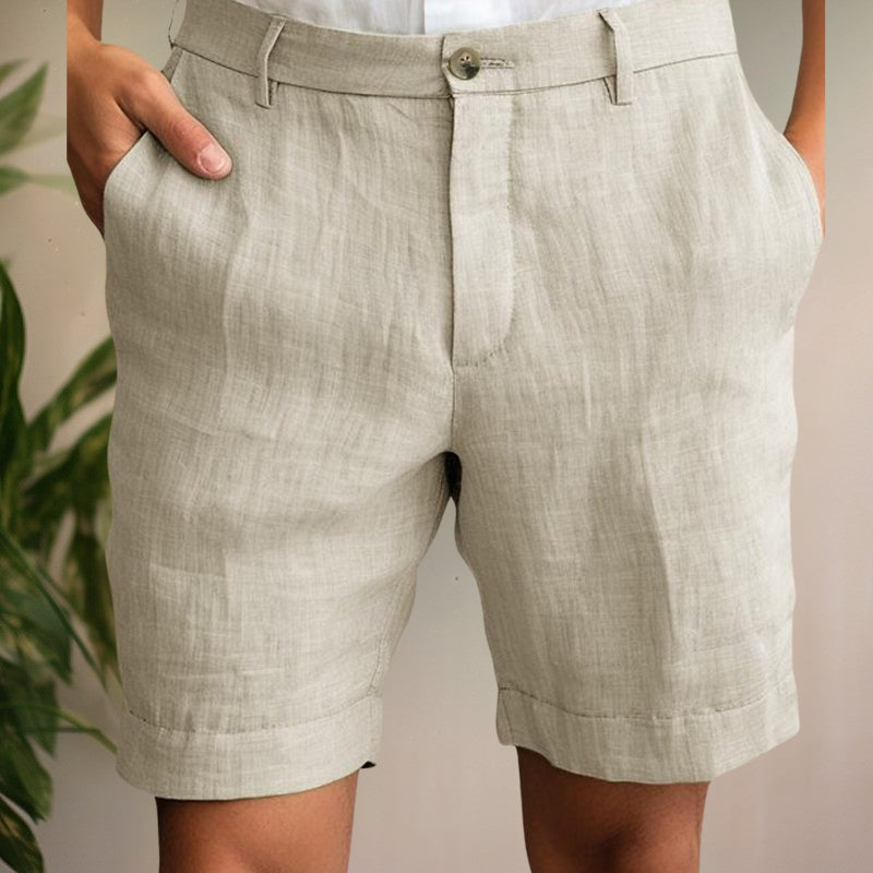 Men's lightweight relaxed fit summer shorts, ideal for casual warm weather wear. Comfortable & stylish.