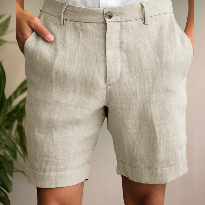 Men's lightweight relaxed fit summer shorts, ideal for casual warm weather wear. Comfortable & stylish.