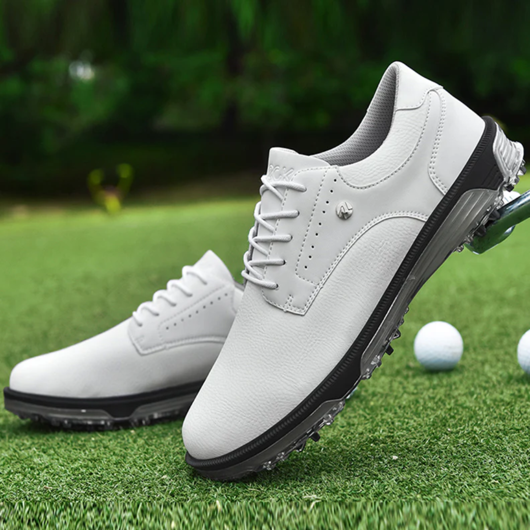 Men's limited edition golf shoes, premium athletic footwear for enhanced comfort, grip & course performance.
