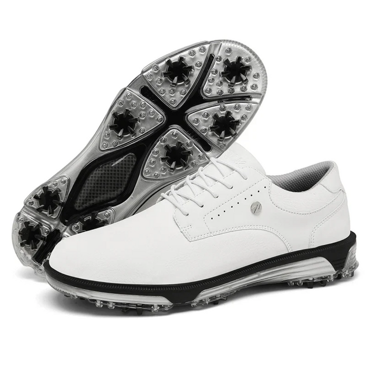 Stylish men's limited edition golf shoes, exclusive design for superior comfort and excellent grip on the course.