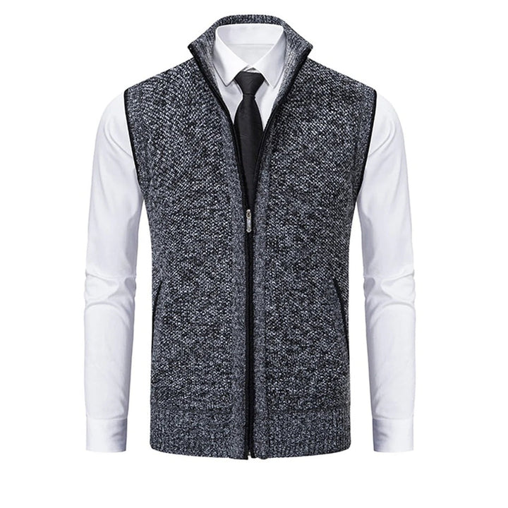 Professional man in a modern dress vest, ready for a business meeting or formal event. Smart, tailored fashion.