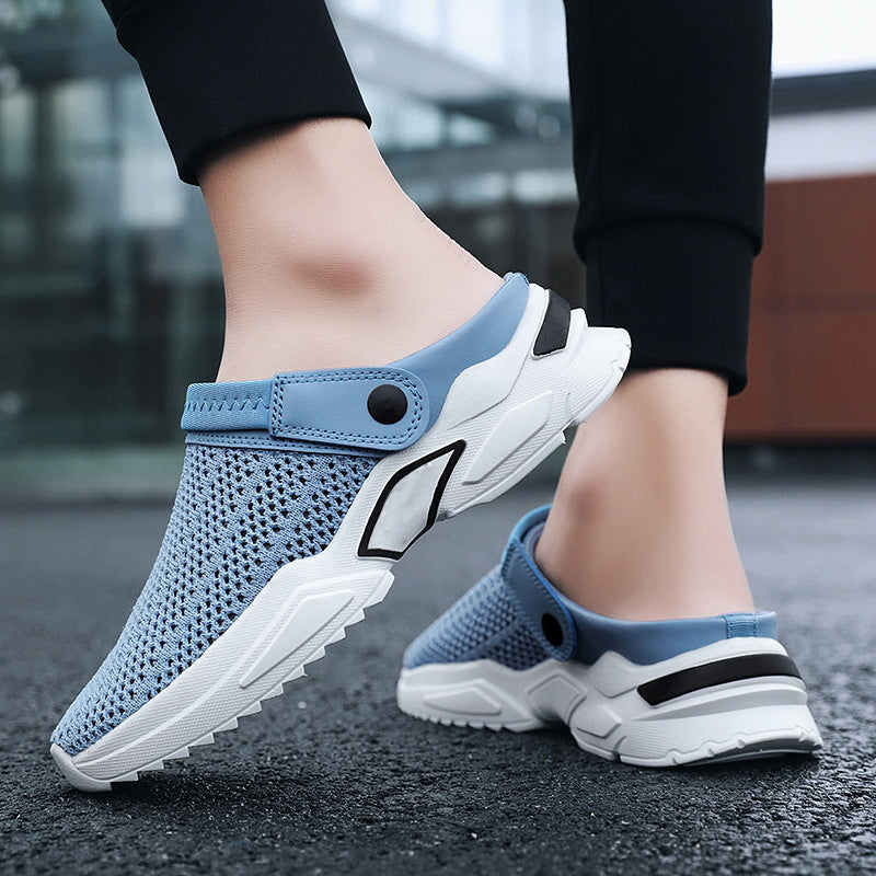 Men's breathable sandals with arch support and anti-slip sole.