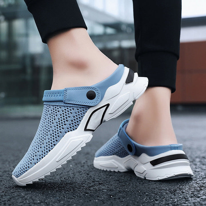 Men's breathable sandals with arch support and anti-slip sole.