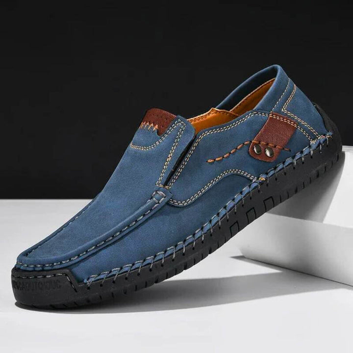 Durable men's slip-on footwear, orthopedic with advanced arch support for ultimate comfort and stability all day.