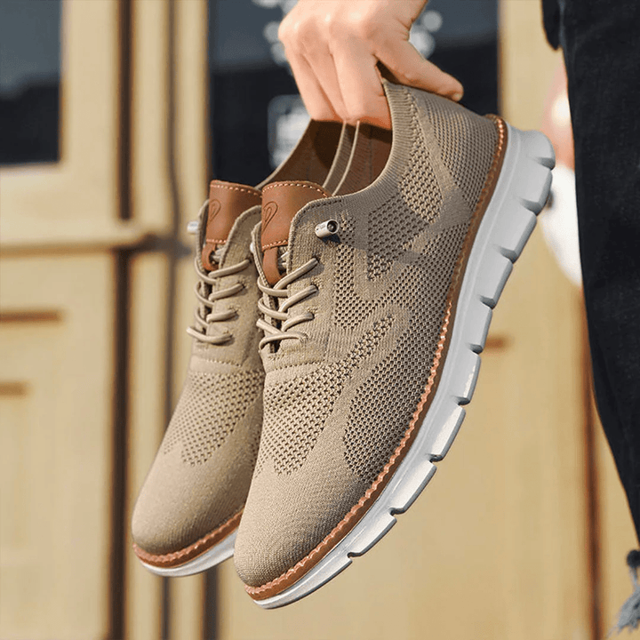 Walk comfortably in men's orthopedic slip-on shoes, designed for daily foot support and easy wear.
