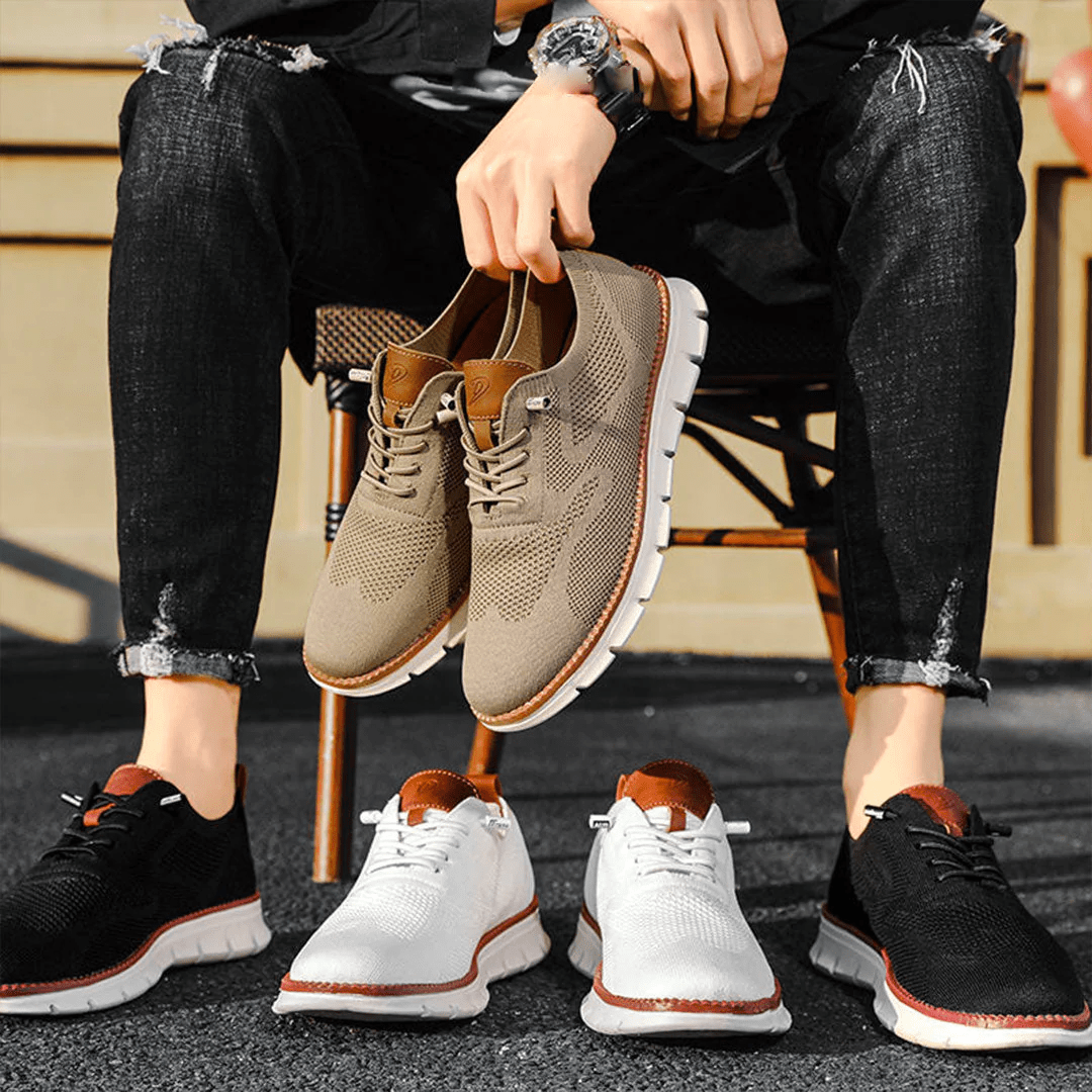 Men's casual orthopedic slip-on walking shoes, perfect for everyday activity, comfort, and foot health.