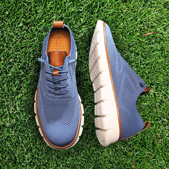 Everyday men's comfort shoes: walking style with non-slip, durable sole.