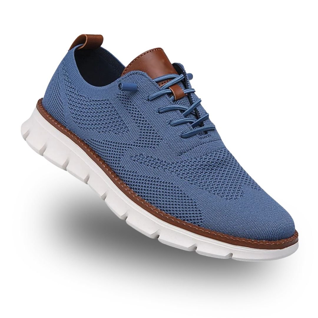 Men's casual shoes, comfort footwear with arch support and wide toe box.