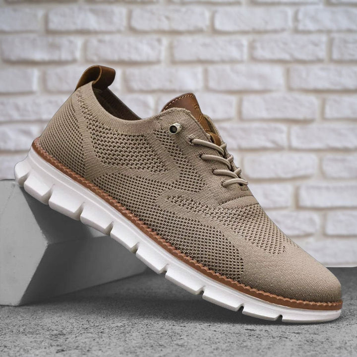 Non-slip men's walking shoes ensuring safety and all-day comfort.