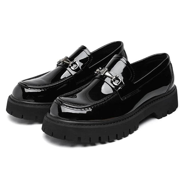 Comfortable men's professional loafers, polished finish, providing a sharp and stylish slip-on dress shoe.