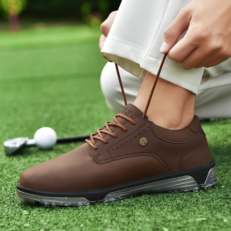 Durable Men's Pro Golf Shoes, designed for all-weather comfort & ultimate stability on the course.