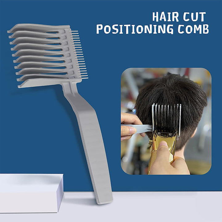Anti-static hair styling comb, a salon essential for men's grooming and hair blend