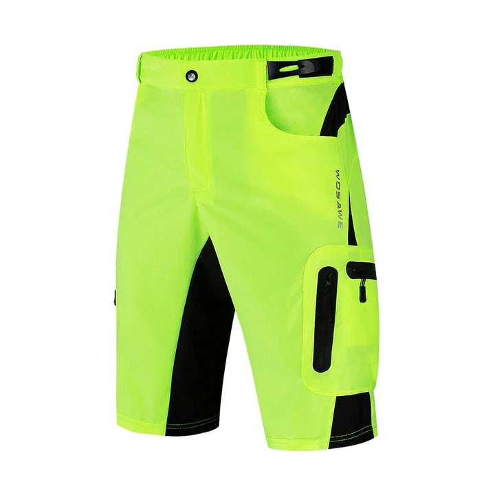 Versatile men's quick-dry padded cycling shorts, ideal activewear & sportswear for biking adventures.