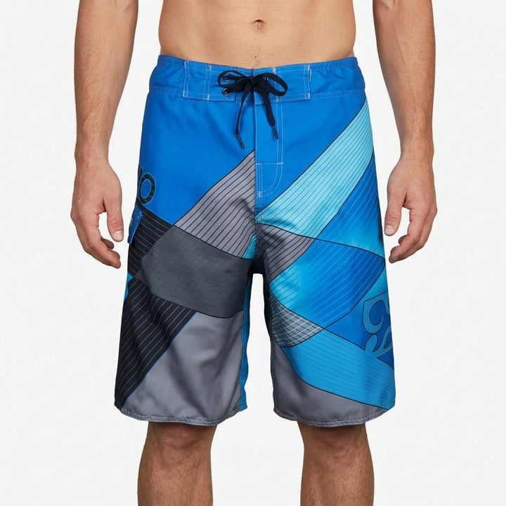 Men's printed quick-dry swim trunks, your ideal vacation outfit for beach, pool & summer adventures.