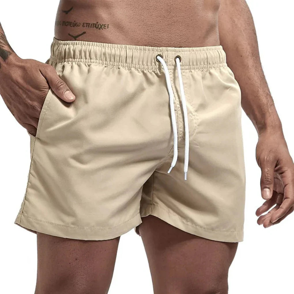 Men's summer fashion quick-dry shorts, ideal for swimming, surfing, and relaxing by the pool.