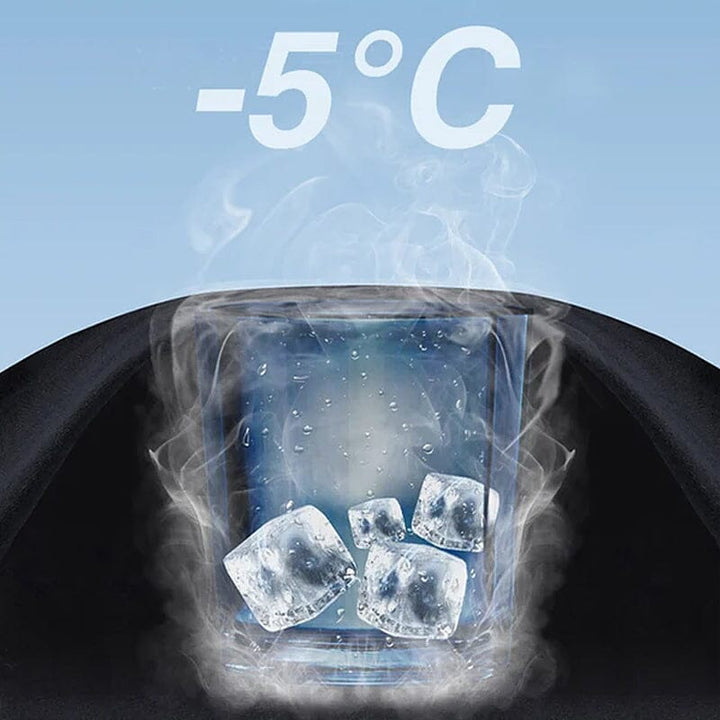 Detail of the crewneck on a men's ice silk summer t-shirt, showing quality stitching