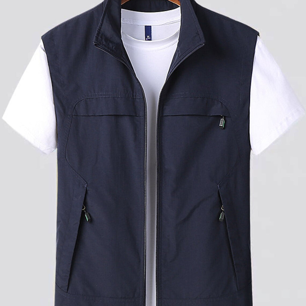 Men's quick-drying performance vest for activewear, athletic training, and summer comfort. Lightweight and breathable.