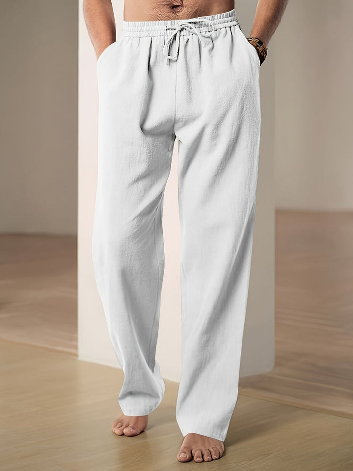 Men's relaxed fit drawstring pants, perfect for ultimate comfort and casual wear.