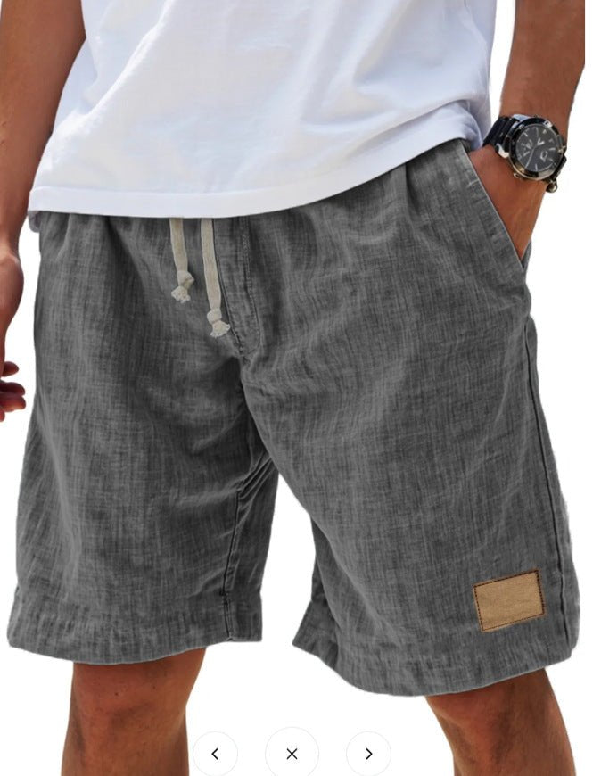 Men's casual relaxed fit shorts for summer, offering cool comfort & stylish everyday appeal.