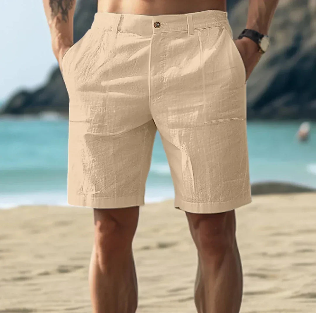 Stylish men's summer shorts, relaxed fit & versatile, perfect for beachwear or casual day outings.
