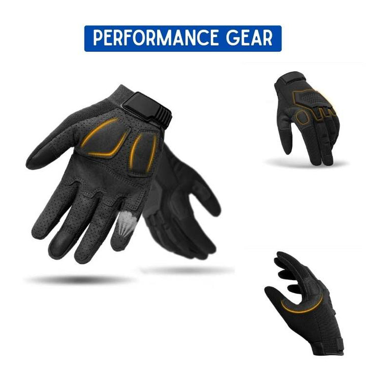 Protective & rugged men's tactical gloves, built for outdoor adventure and demanding tasks. Touchscreen functionality.