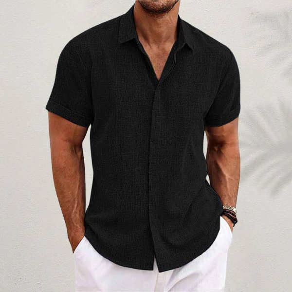 Effortless style with this men's button-down casual shirt; a comfortable choice for any casual occasion.