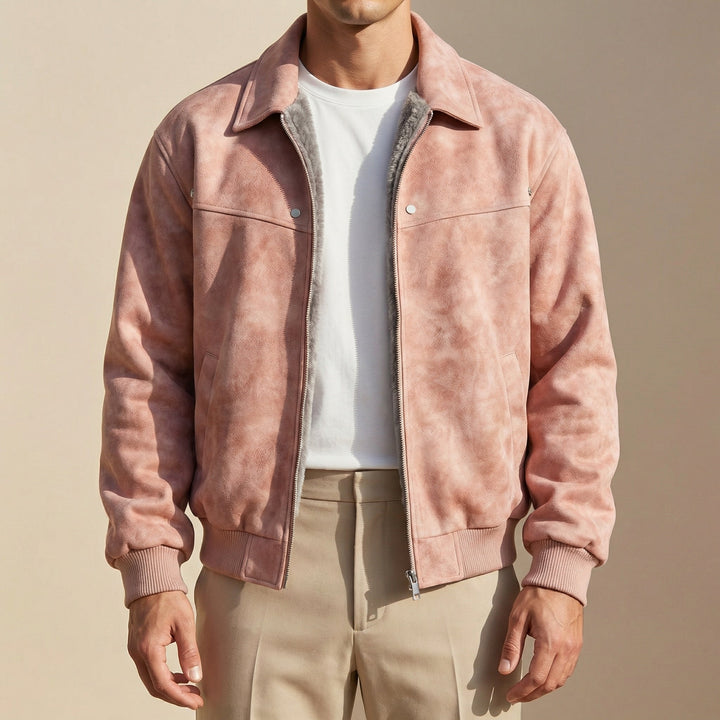 Tailored fit men's jacket, a classic urban outerwear for sleek style and men's fashion.