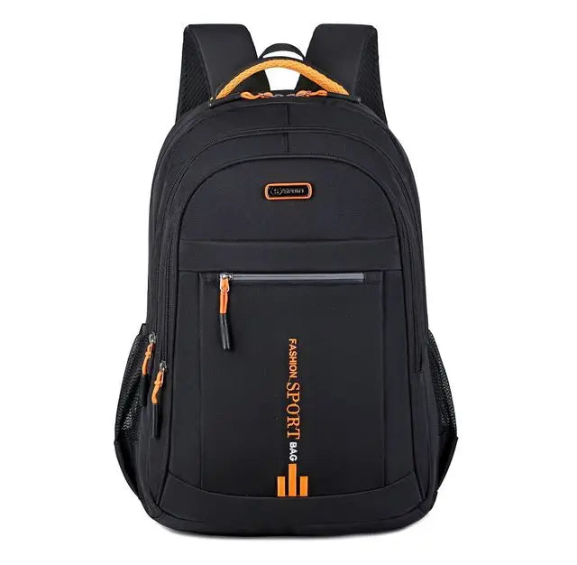 Professional men's commuter backpack, waterproof & stylish fashion accessory for urban life.