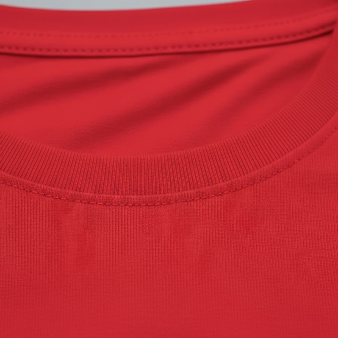 Stylish men's slim fit short sleeve t-shirt with a classic crew neck, perfect for a modern look.