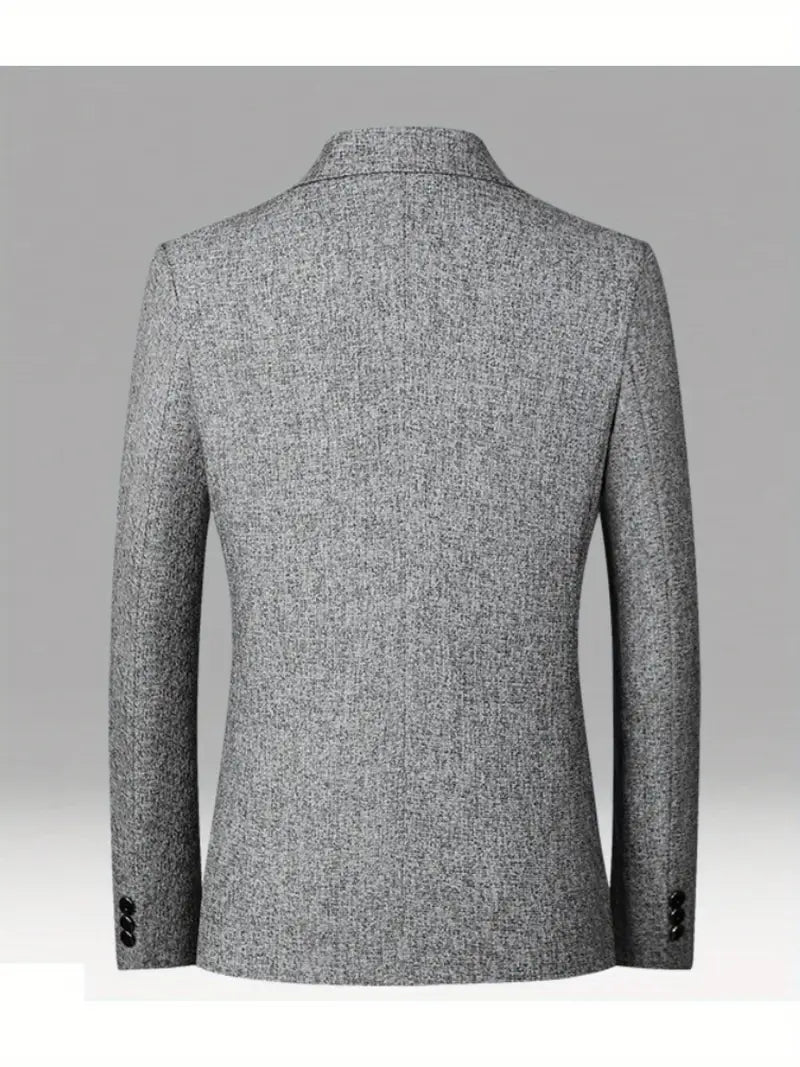 Stylish men's suit jacket, a versatile slim fit spring blazer for various occasions