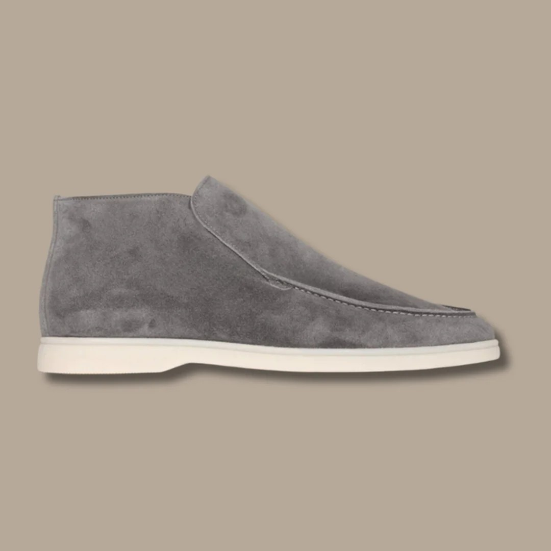 Casual men's ankle loafers, slip-on style, offering comfort & versatile footwear for various outfits & occasions.