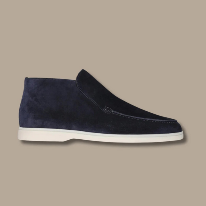 Modern men's ankle loafer, designed for effortless style & easy slip-on wear, a versatile choice for fashion.