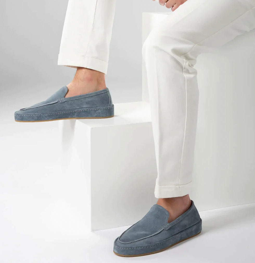 Stylish men's slip-on loafers, perfect for versatile everyday comfort & summer elegance.
