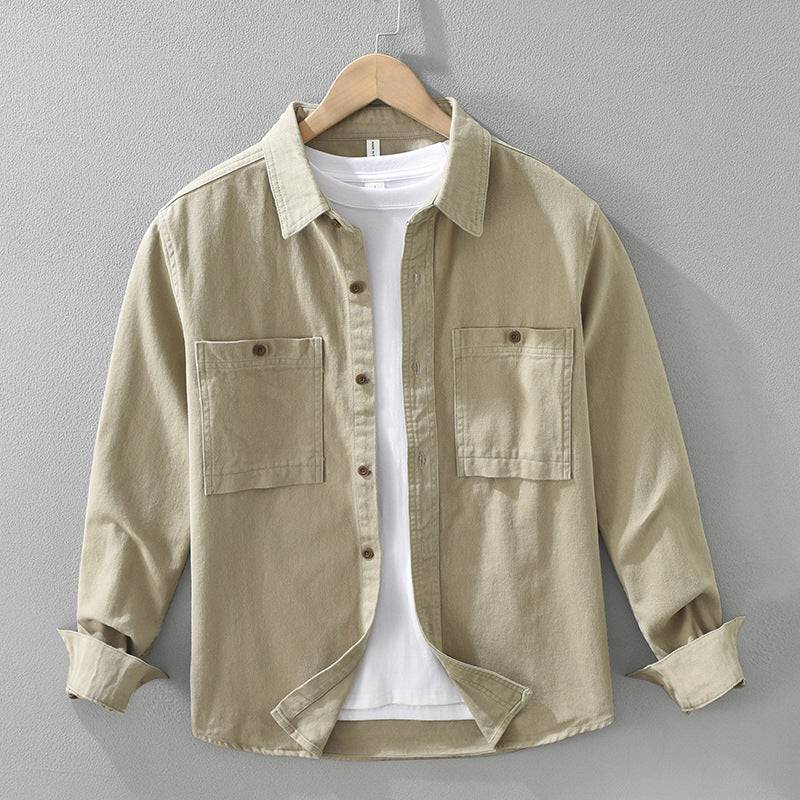 Men's Sorrento versatile layering overshirt. Casual rugged style, relaxed fit long sleeve shirt.