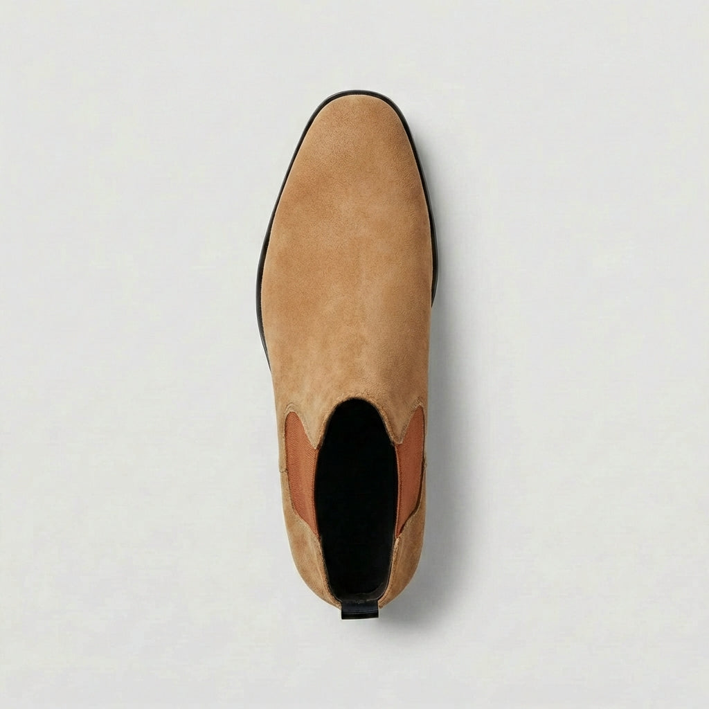 Comfortable men's Stratton Chelsea boots, ideal slip-on ankle boots for long-lasting daily wear.