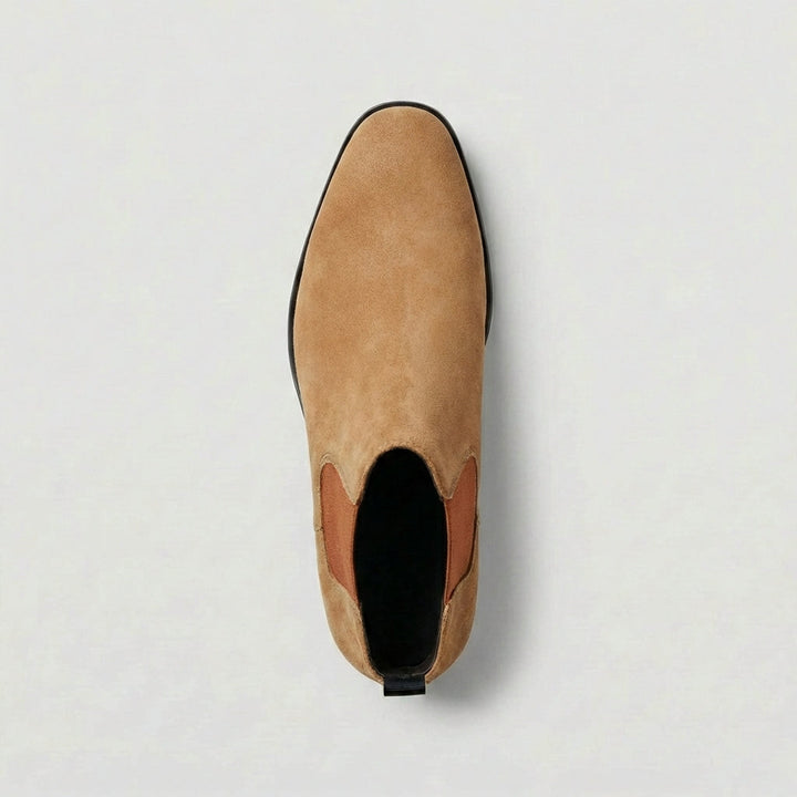 Comfortable men's Stratton Chelsea boots, ideal slip-on ankle boots for long-lasting daily wear.