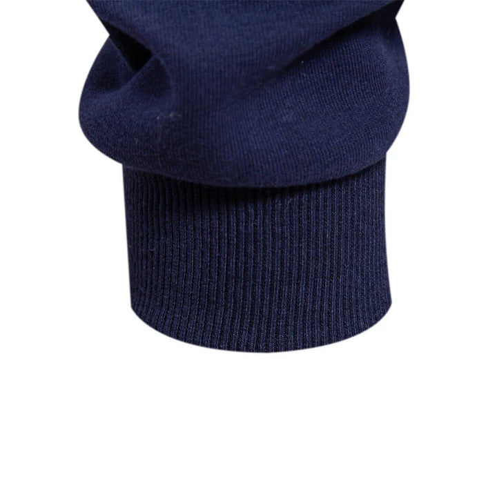 Men's classic long sleeve rugby shirt, polo collar, durable and stylish, ideal for fall/winter fashion.